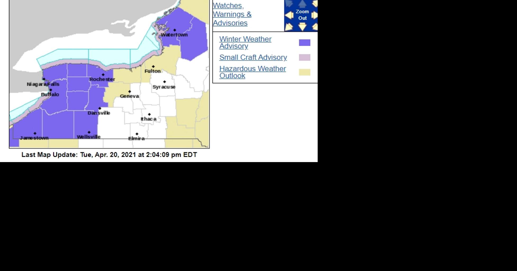 Winter weather advisories include all of GLOW region | Top Story ...