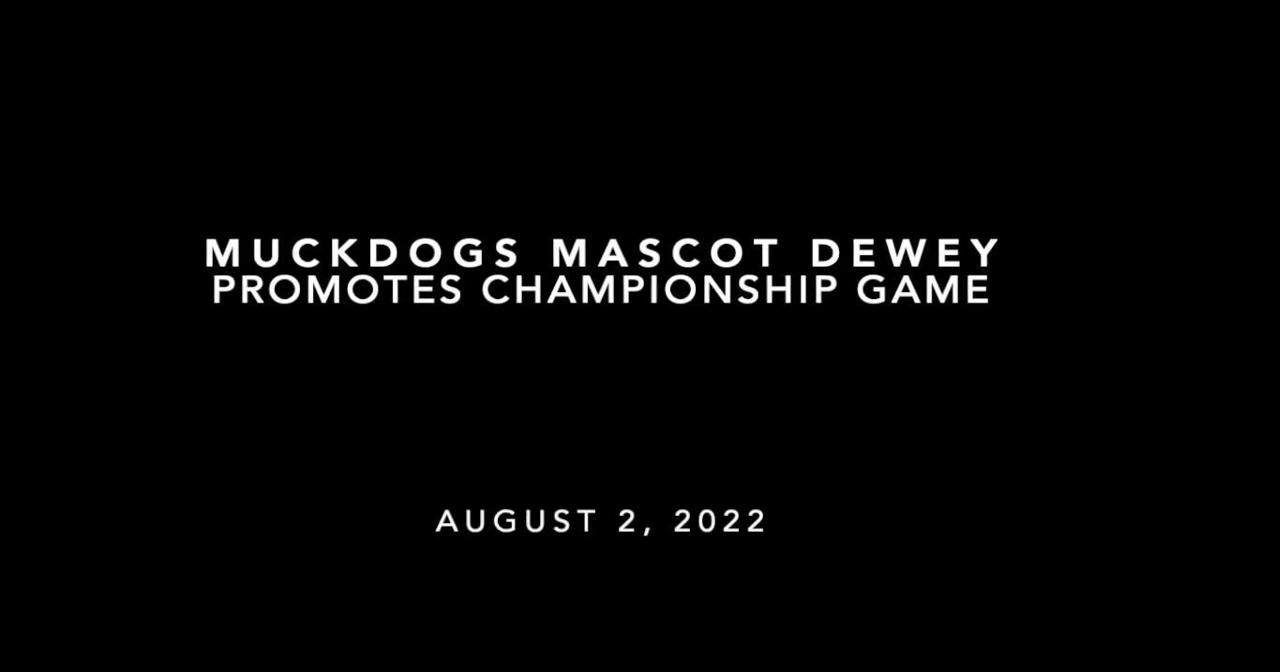 Muckdogs mascot dancing into championship Multimedia