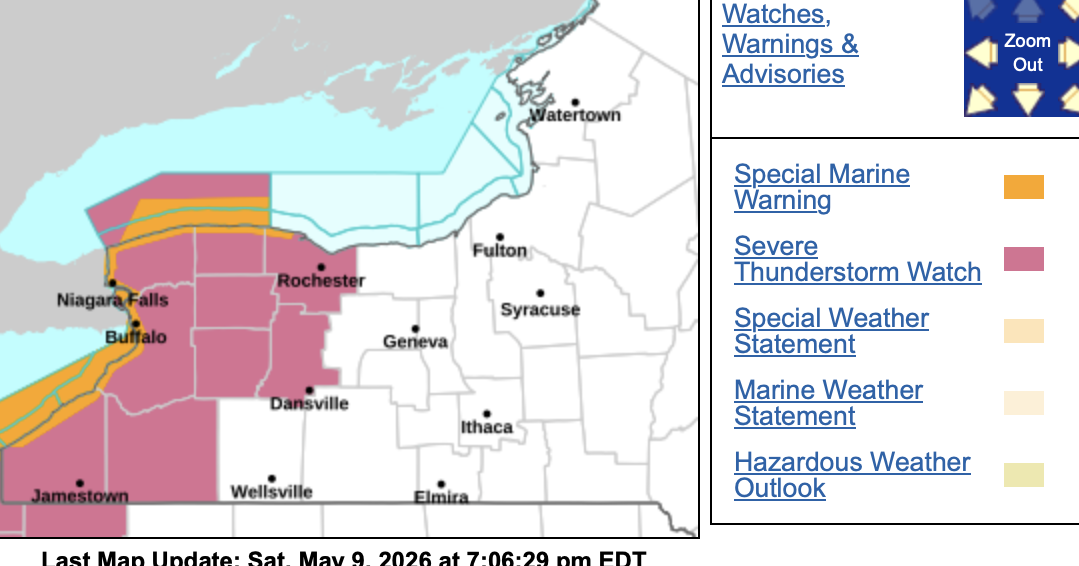 UPDATE: Severe thunderstorm watch in effect for GLOW region | News ...