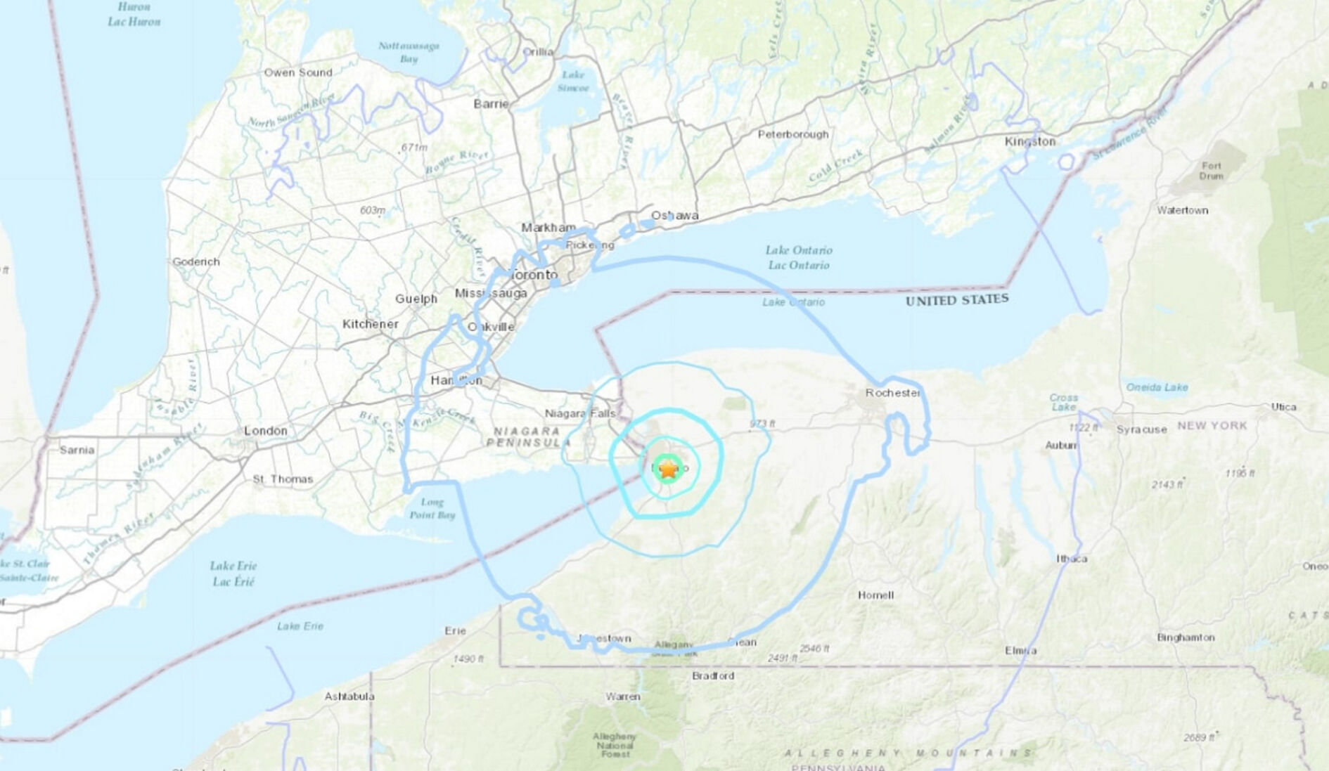 USGS: 3.8 Magnitude Earthquake Felt Across WNY This Morning | Public ...