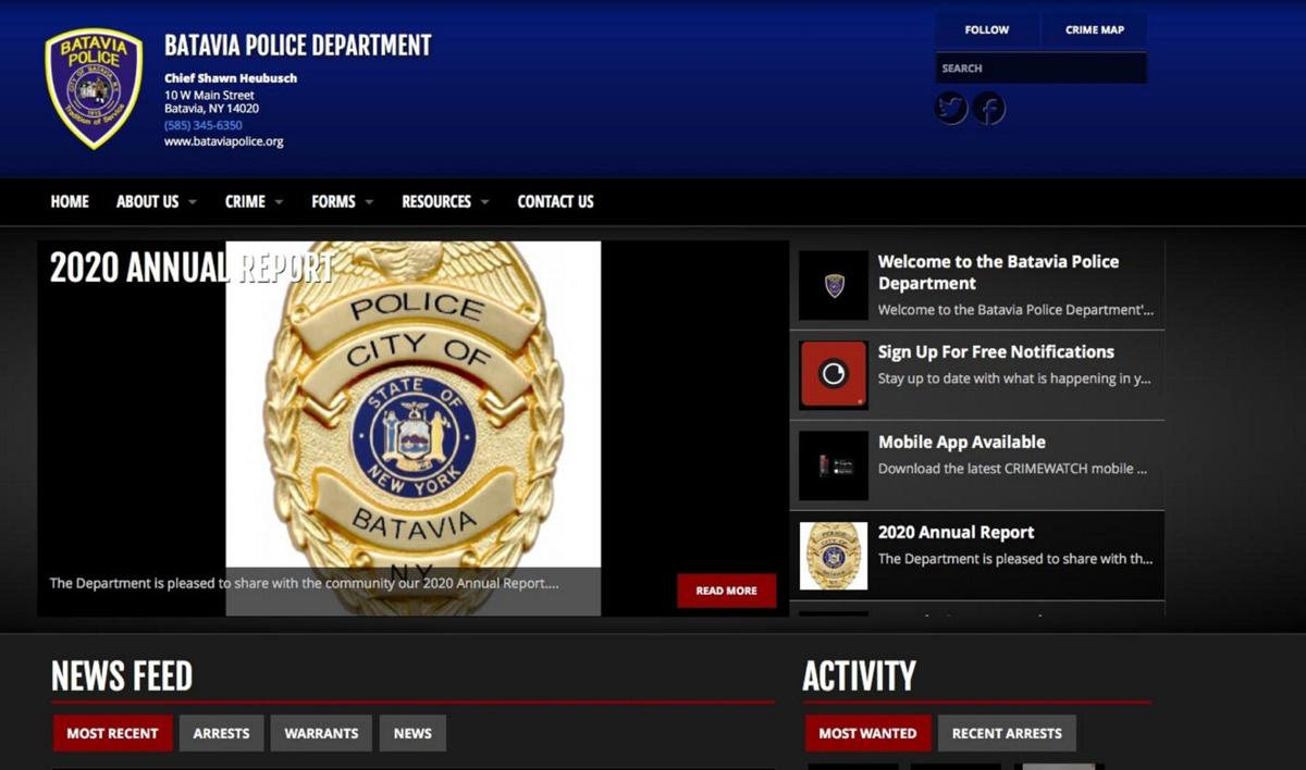 Batavia Police Department S New Crimewatch Site Lets People View Arrests Get Alerts And Submit Tips Local News Thedailynewsonline Com