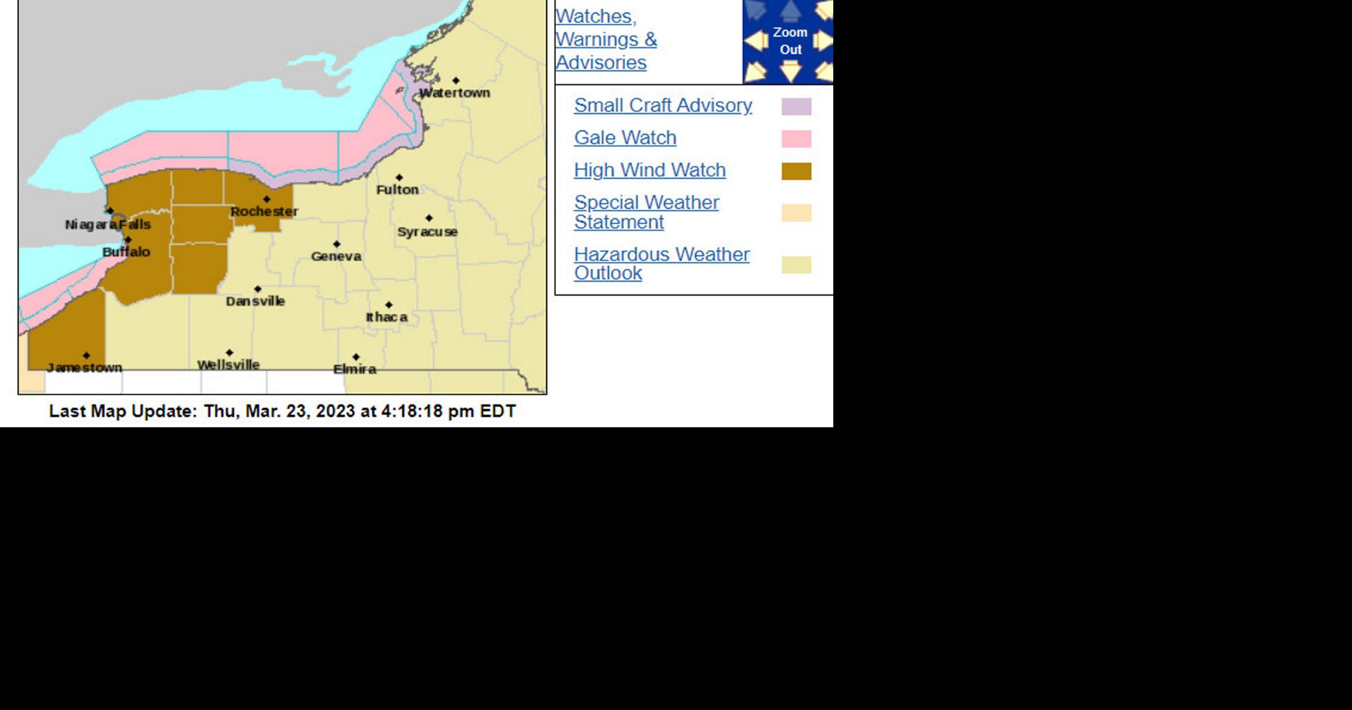 UPDATE: High wind watch issued for Saturday | Public Service News ...