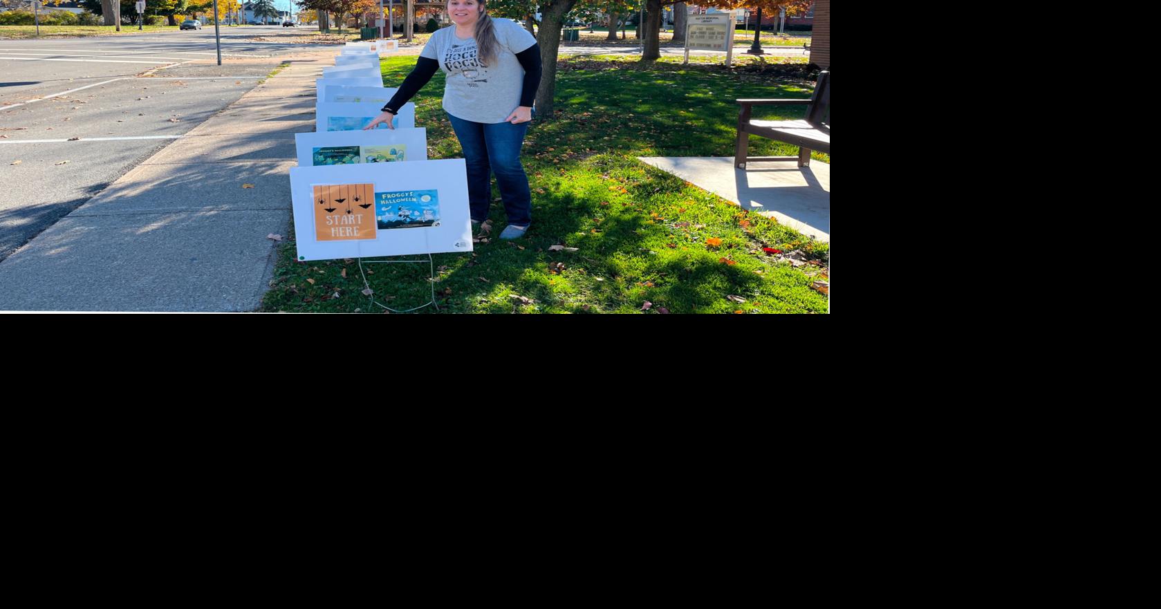 Halloweenthemed StoryWalk ends with treat at Oakfield library Top