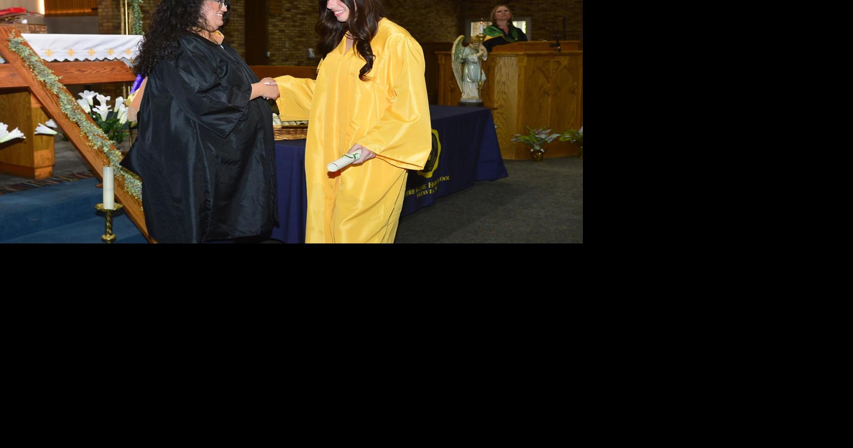 WATCH: 33 seniors graduate from Notre Dame High School | News ...