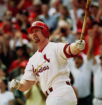 McGwire pictures with his son Matt