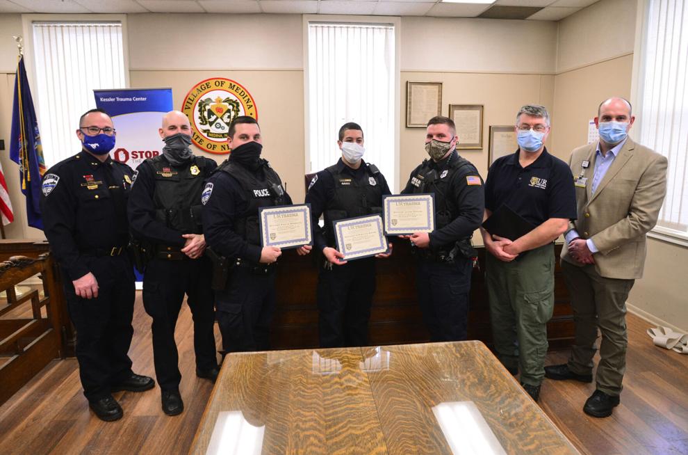 Medina Police Officers honored for their life saving actions