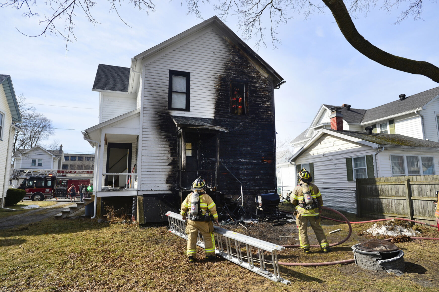 Grass Fire Spreads, Damages Two City Houses | Local News ...