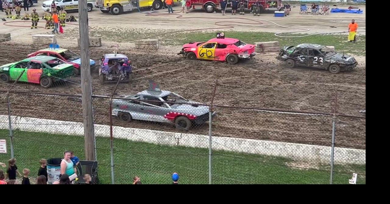 WATCH Genesee County Fair Demolition Derby News
