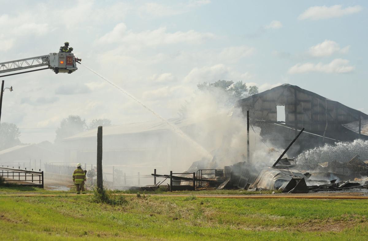 WATCH Fire engulfs barn in Oakfield Top Story