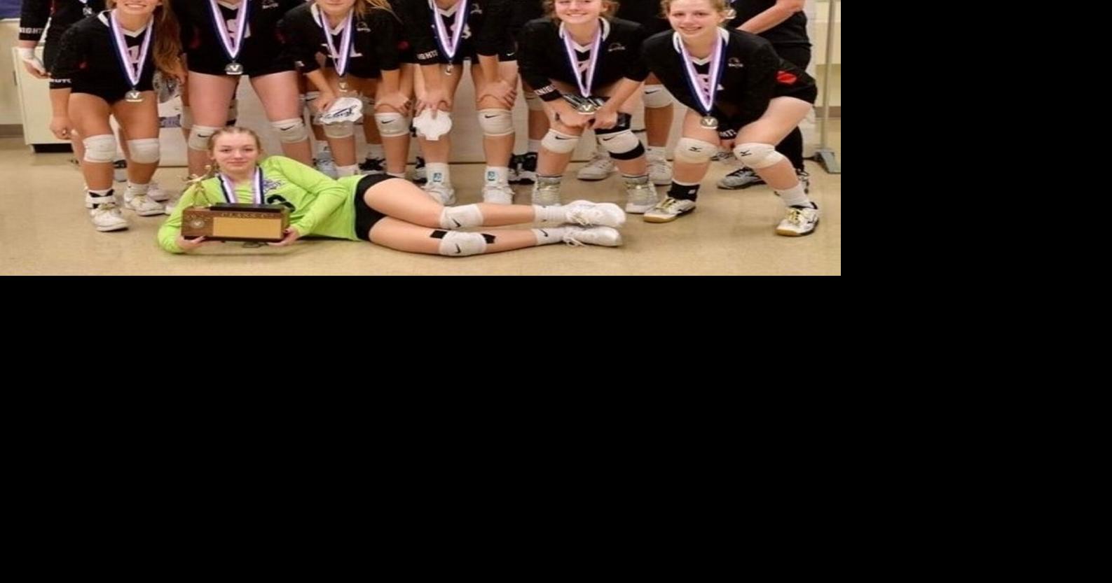 REPEAT OFFENDERS Le Roy volleyball gets the Class C2 title (again