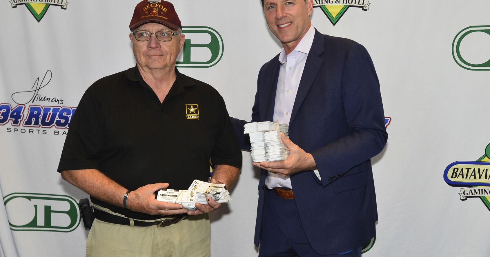 Batavia Downs donates 2,250 concert tickets to Genesee County veterans - Vimarsana News
