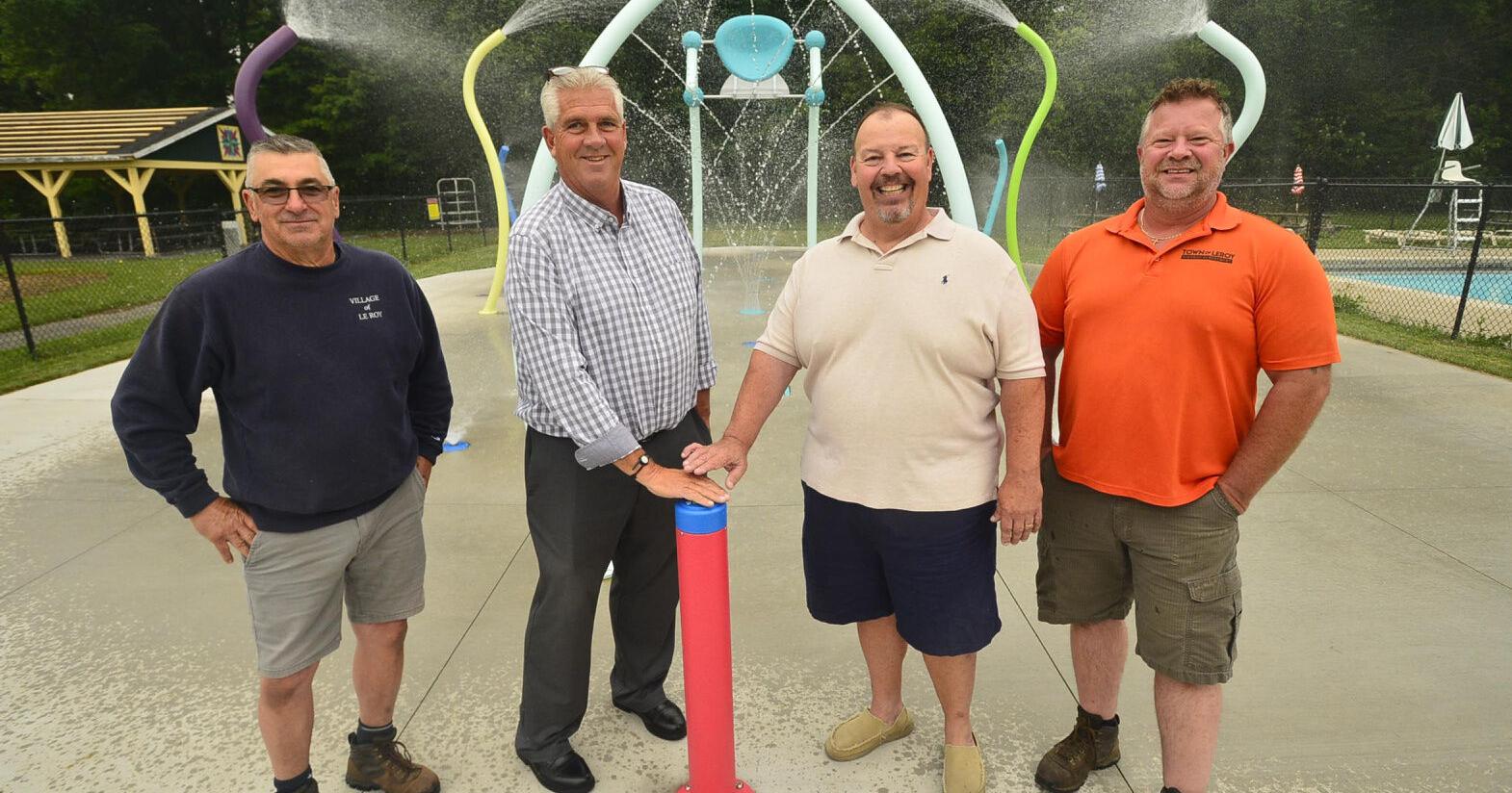 Summer Fun: Le Roy brings long-awaited spray park online - Vimarsana News