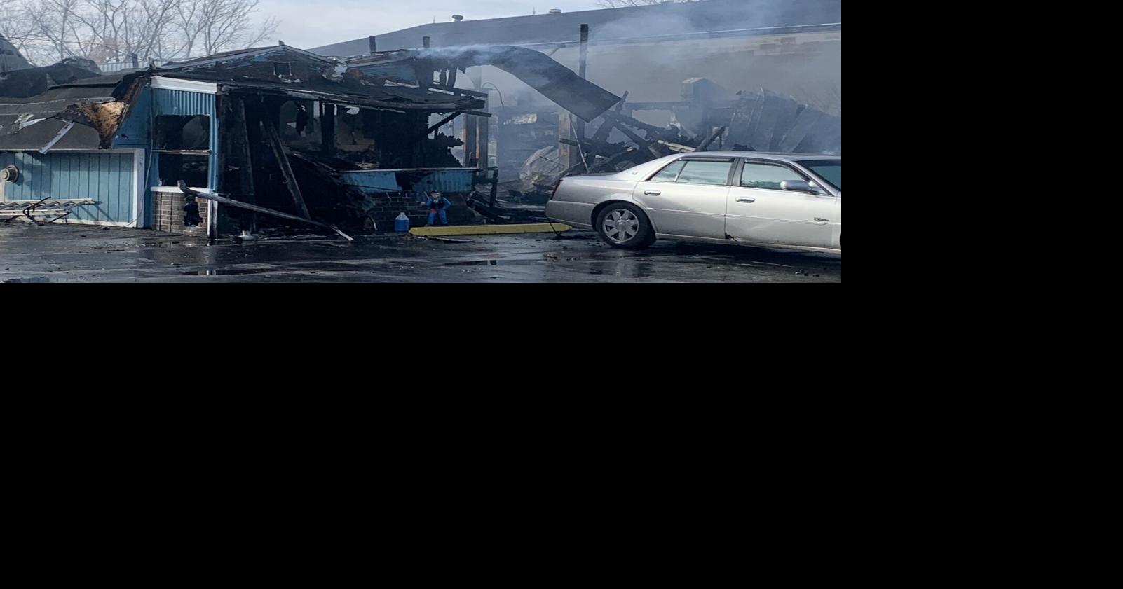 Business and house burn in separate Albion fires | News ...