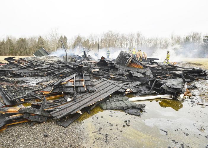 UPDATE Fire levels Strykersville barn Top Story