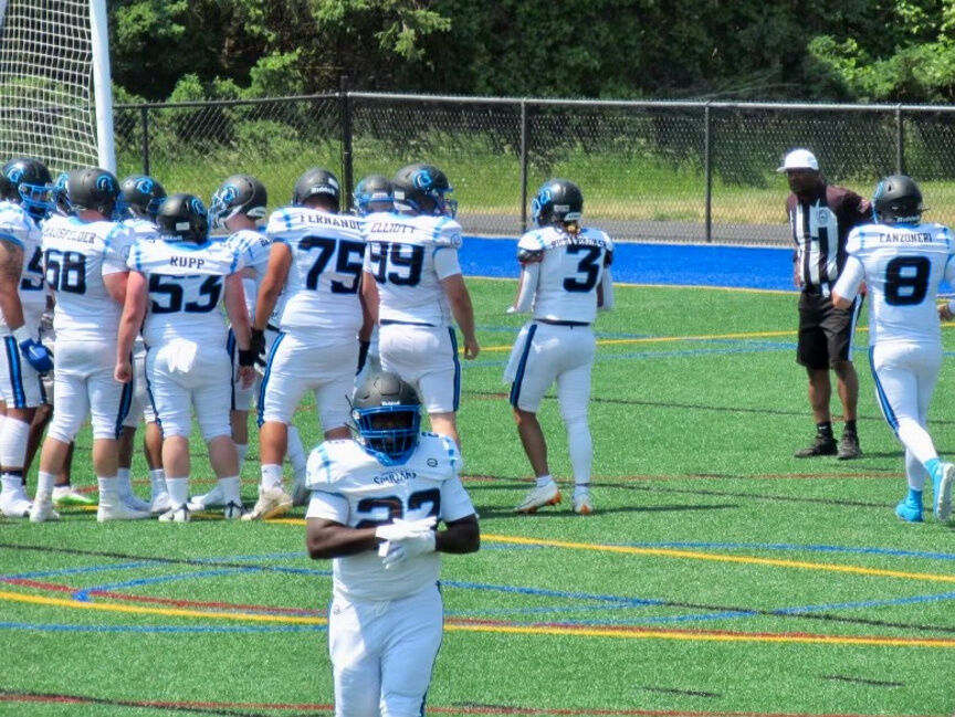 NFA FOOTBALL Genesee County Spartans defeat NY Falcon in home opener