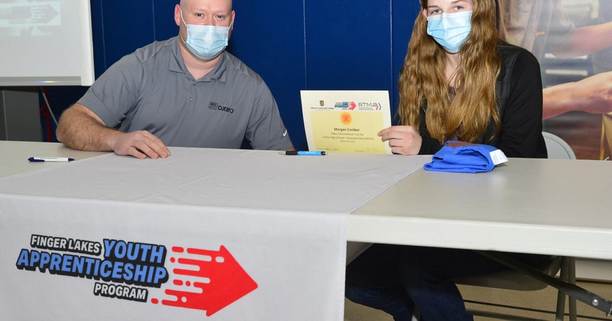 Career education: Batavia CTE students sign for on-the-job experience in Wednesday ceremony