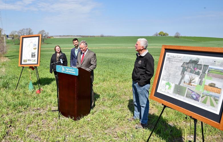 100,000 acres State Ag Commissioner visits Avon farm to celebrate