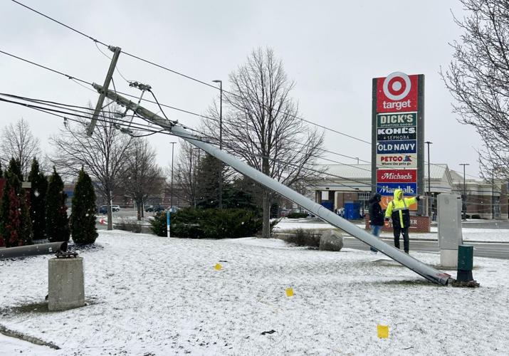 UPDATE: Winds knock down utility poles in Batavia; 115 without power ...