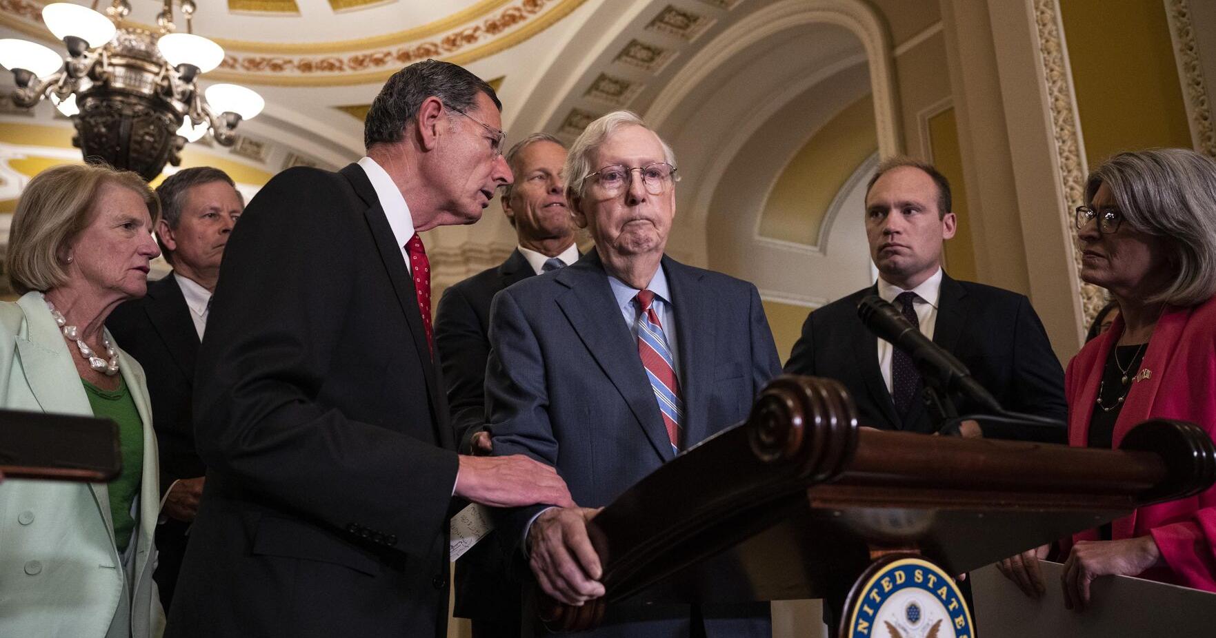 McConnell says he's 'fine' after freeze at Senate GOP stakeout | News - Vimarsana News