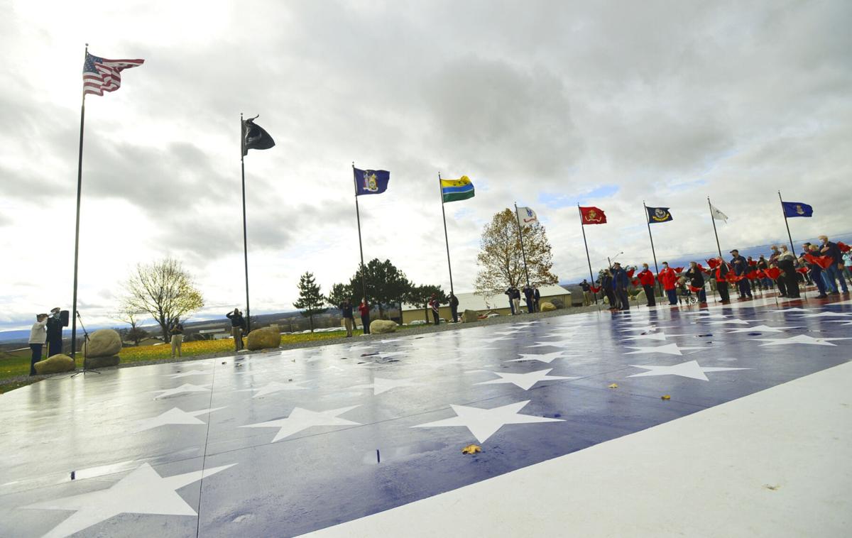 Flagraising ceremony honors veterans at new monument News