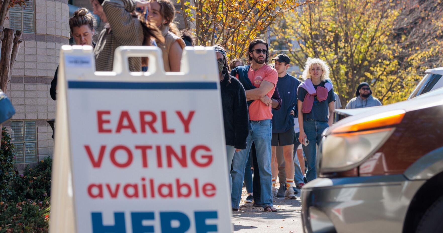 Georgia becomes a top state for early voting turnout - Vimarsana News