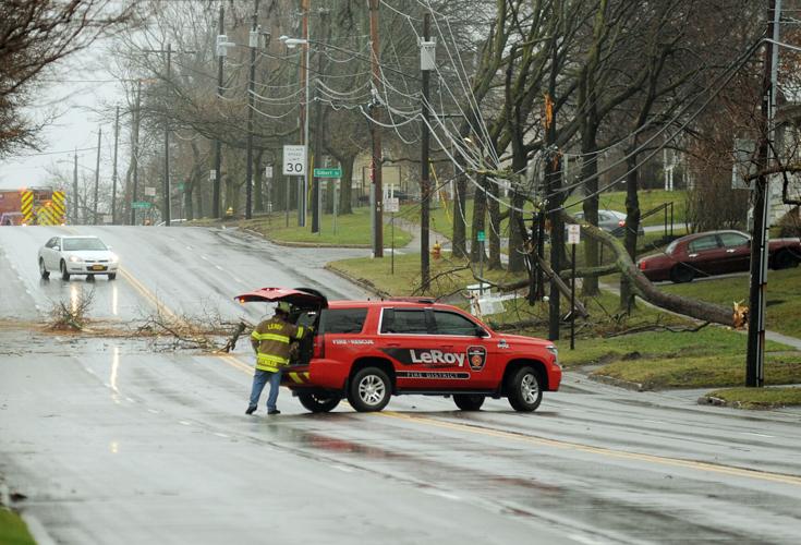 A day of high winds: Power outages and downed trees hit region on ...