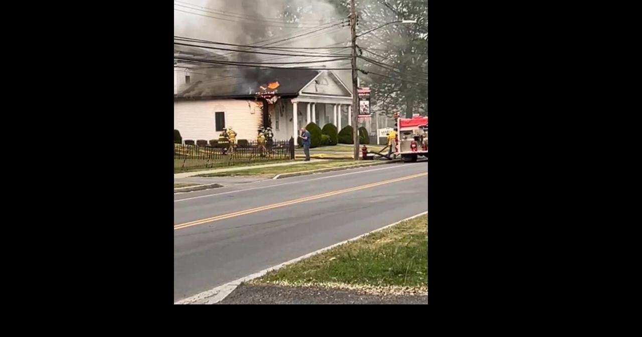 WATCH: Fire at Marley Funeral Home in Attica | News
