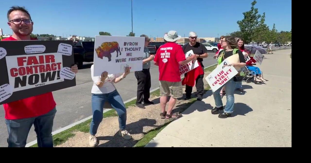 Protest at the Batavia Downs