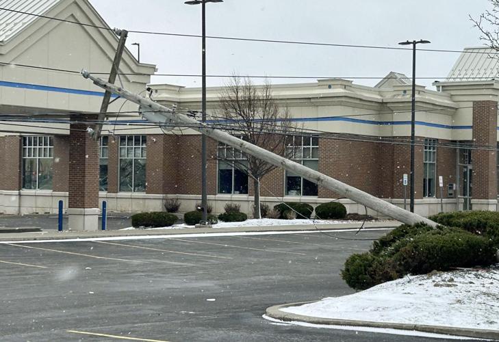 UPDATE: Winds knock down utility poles in Batavia; 115 without power ...