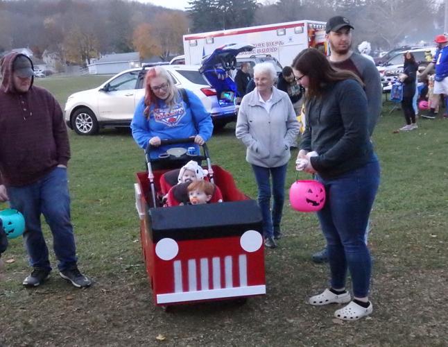 Hitting it big Trick or treat event draws enthusiastic response in