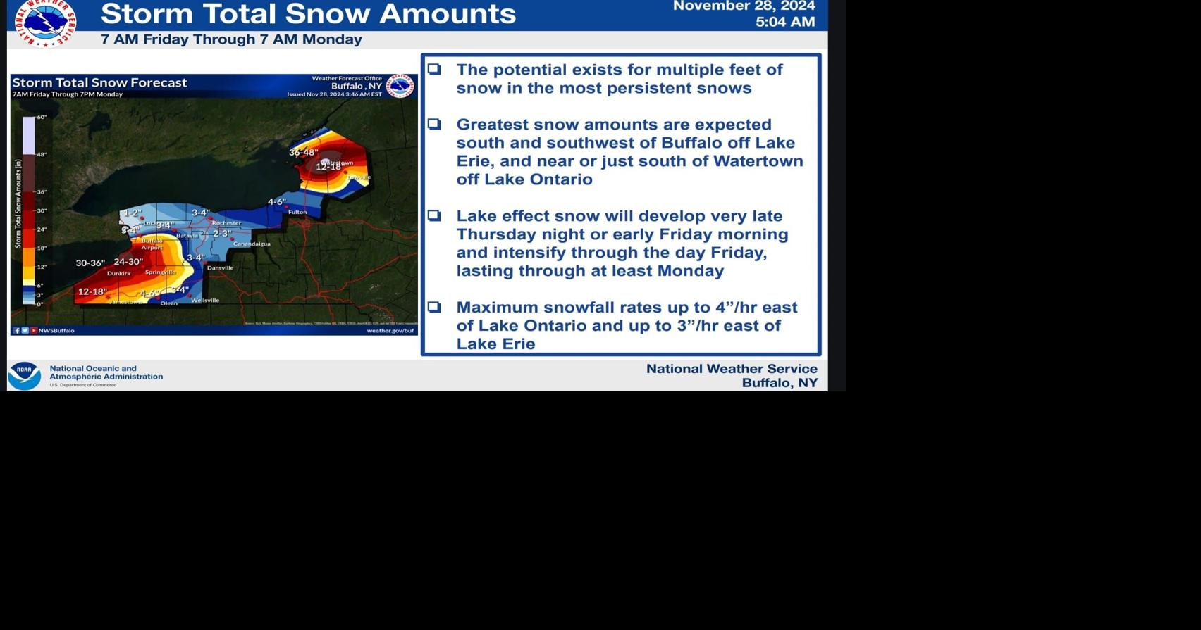 Lake effect snow warning issued for Genesee County | News ...
