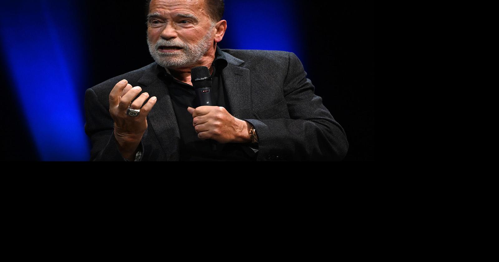 Column: There's too much hatred in politics. Arnold Schwarzenegger shows the value of an upbeat attitude