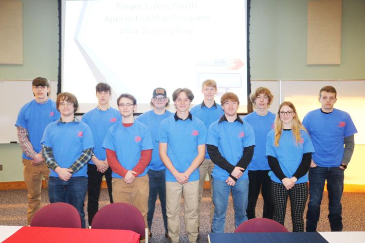 Students ‘sign’ with area firms Apprenticeship program holds ‘Signing Day’ at GCC’s BEST Center