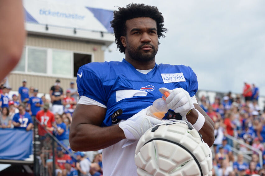 Buffalo Bills OT Brandon Shell not practicing Tuesday, intends to