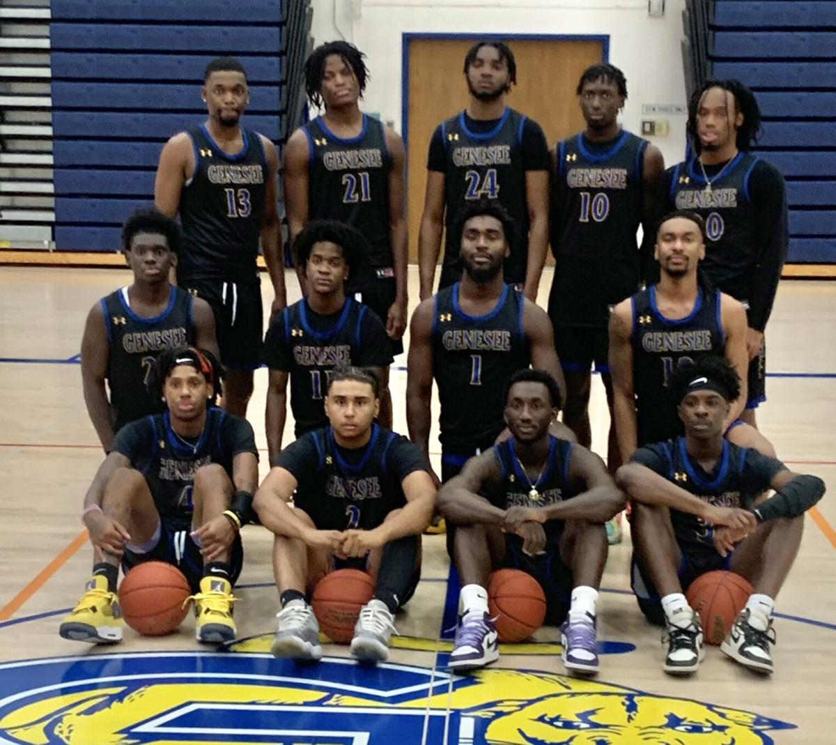 NJCAAM Genesee Community College men’s basketball enjoys another