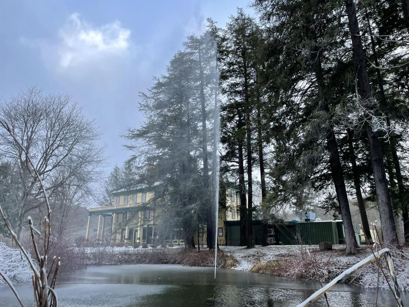Glen Iris Inn water fountain is back in action News