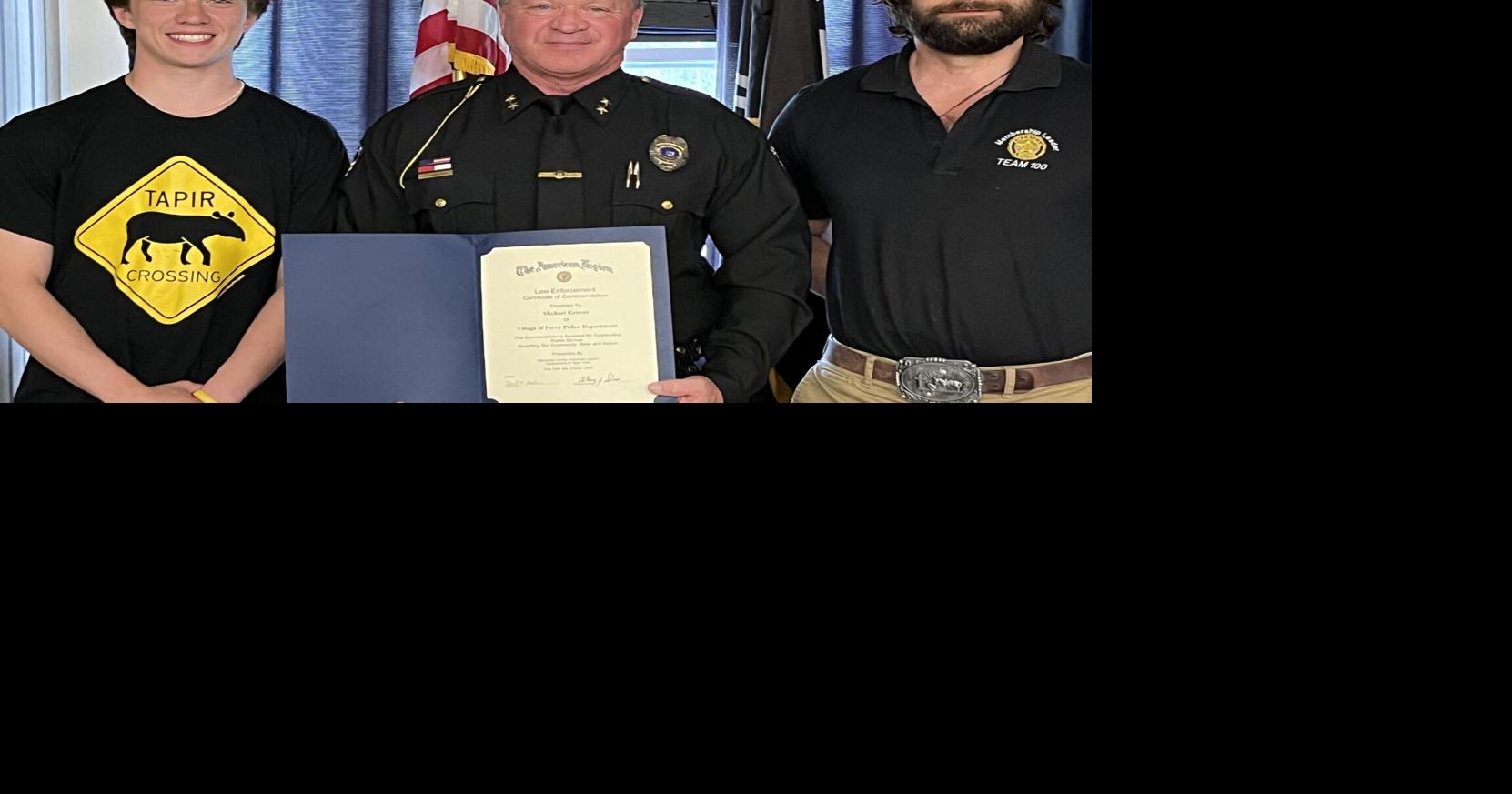 PHOTO: American Legion honors Perry police chief | News ...