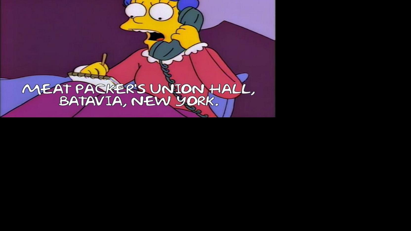 Batavia Spared From Second Simpsons Reference News Thedailynewsonline Com Mat gomera simpsona i byvshaya zhena abrahama simpsona. batavia spared from second simpsons