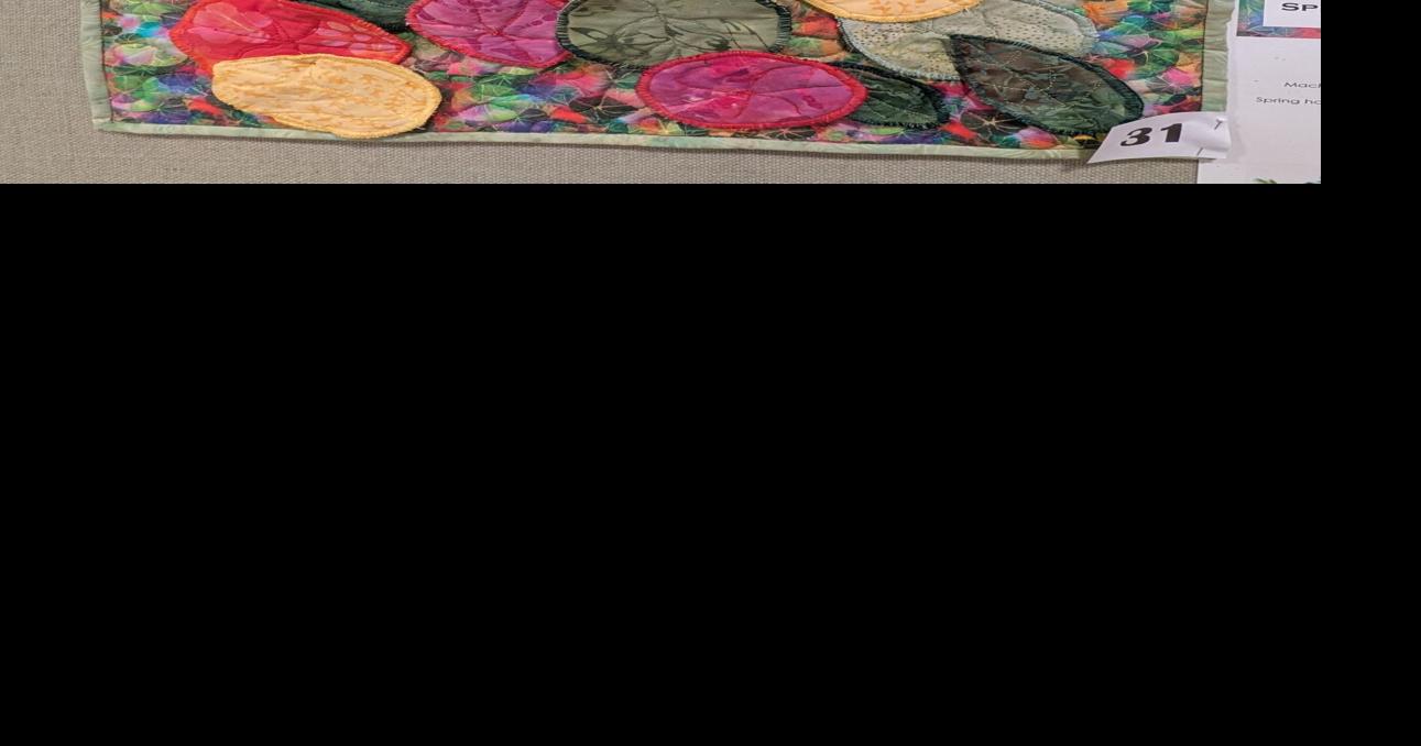 Mystic Leaves: Museum Quilt Guild conjures spring in library exhibition