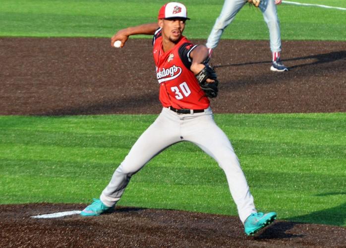 (WATCH) ON THE BUMP Alexander alumnus Woods shining on the mound in