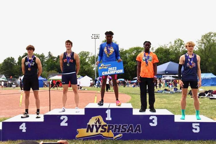 NYSPHSAA TRACK AND FIELD Attica 4x400meter relay team wins state