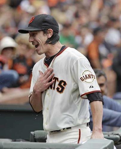 Giants' right-hander Lincecum threw 148 pitches in no-hitter