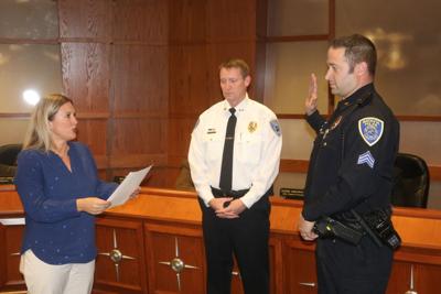 City swears in new PD sergeant | News | thedailynewsonline.com