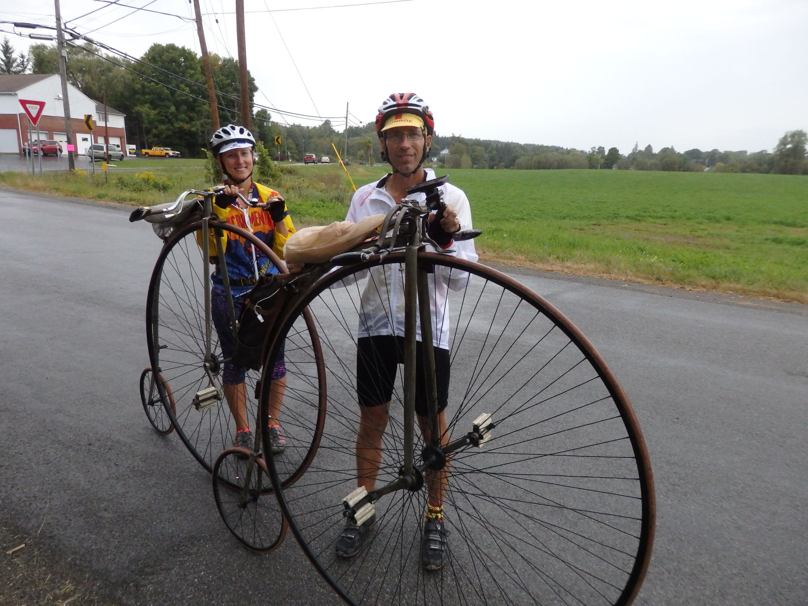 From salt to salt on penny farthings News thedailynewsonline