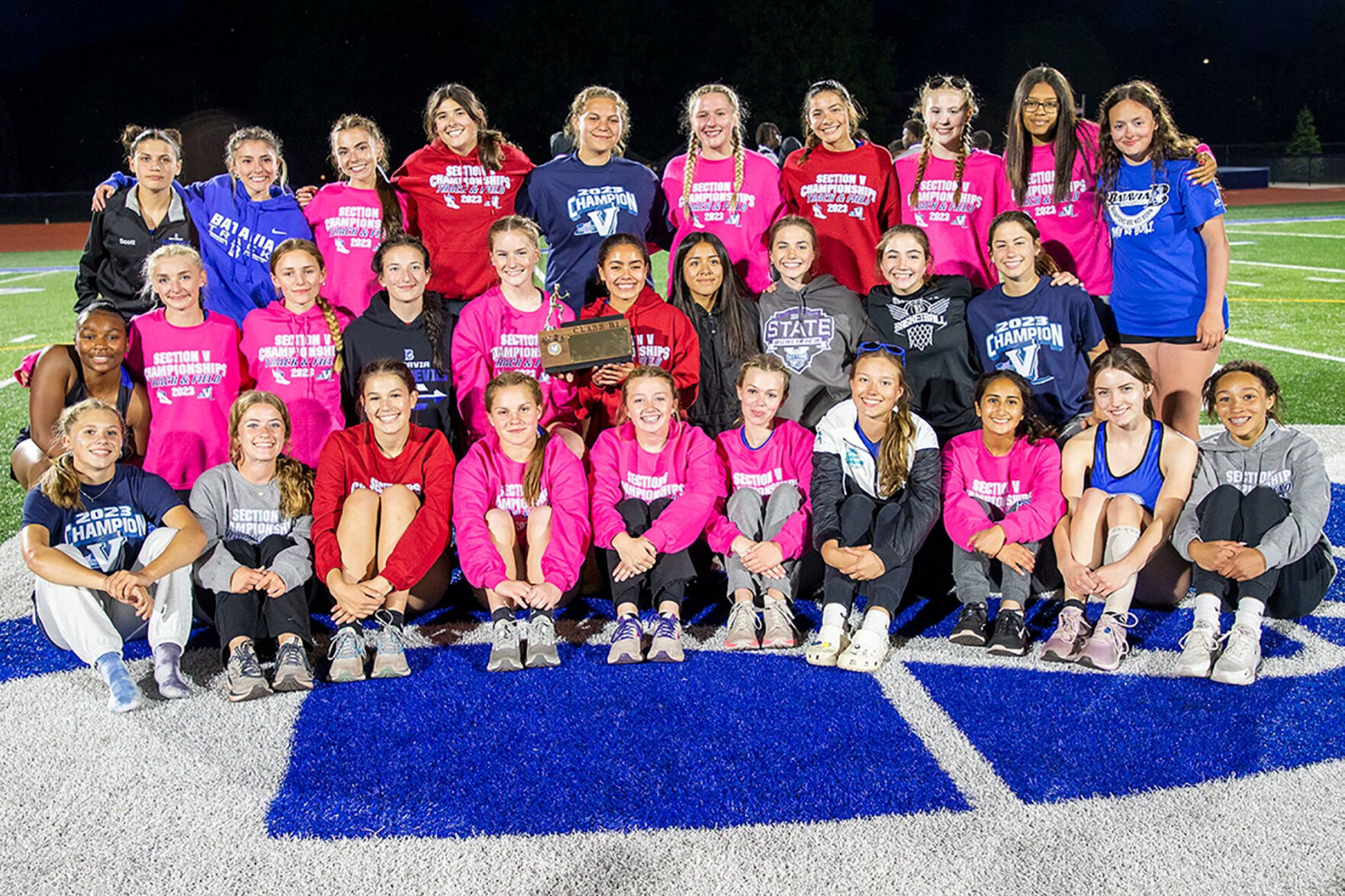 SECTION V TRACK & FIELD: Batavia Girls Defend Class B1 Title; Blue ...