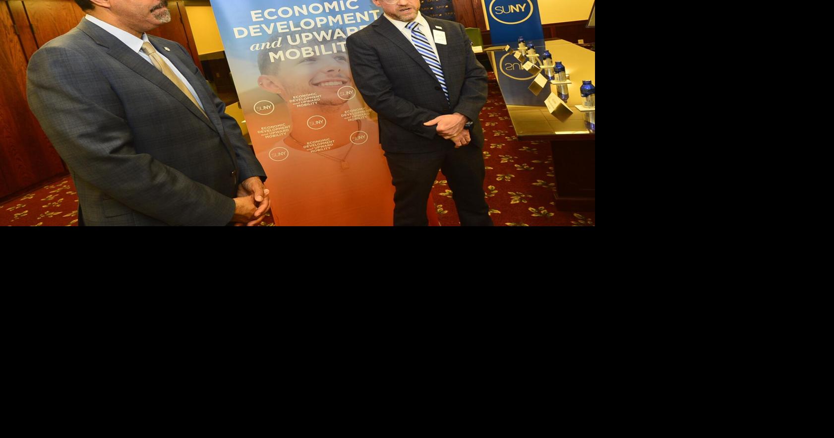 WATCH: SUNY Chancellor talks Reconnect program at GCC | News ...