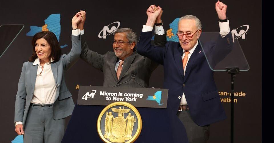 Micron wins .1 billion CHIPS grant for Central NY and Idaho projects, Schumer says Micron wins .1 billion CHIPS grant for Central NY and Idaho projects, Schumer says