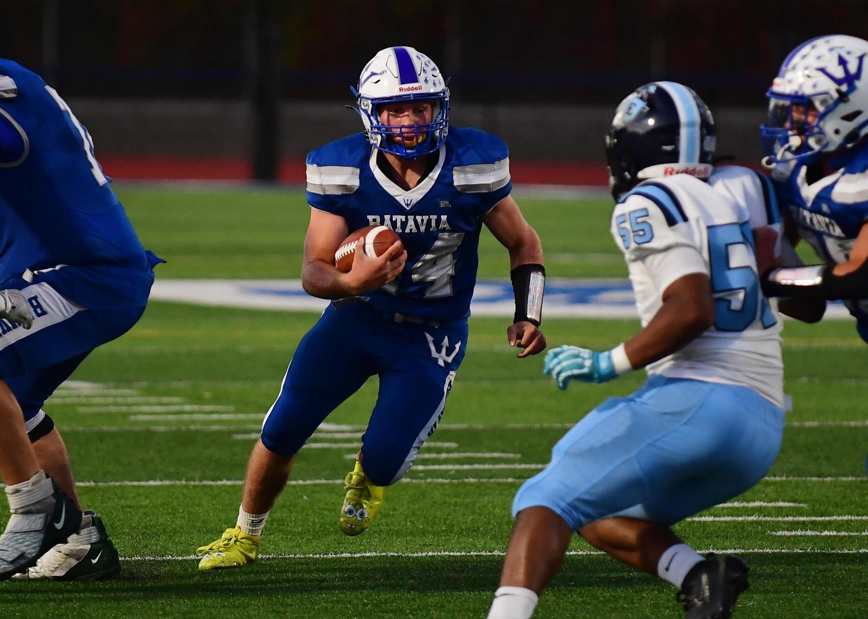 H.S. FOOTBALL Buchholz, Ball, Mruczek power Batavia past Eastridge