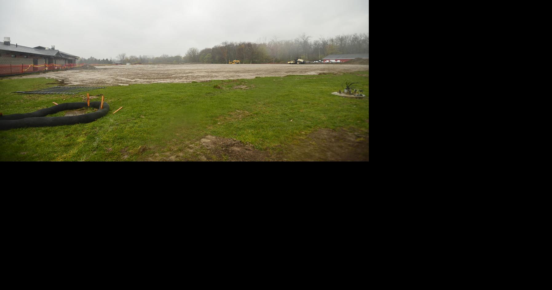 Work has begun on new multi-purpose turf field at Le Roy high school ...