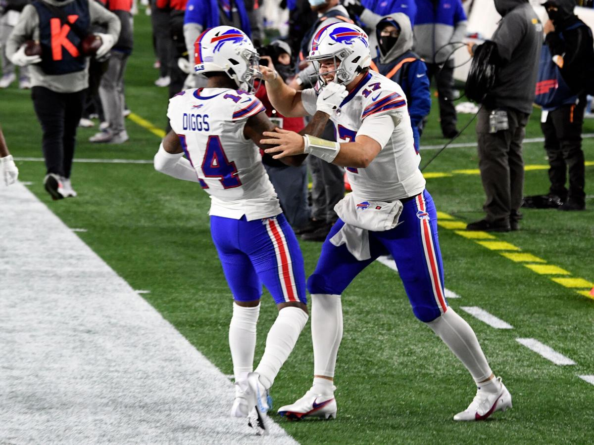 Josh Allen, Bills roll over Patriots in playoff opener